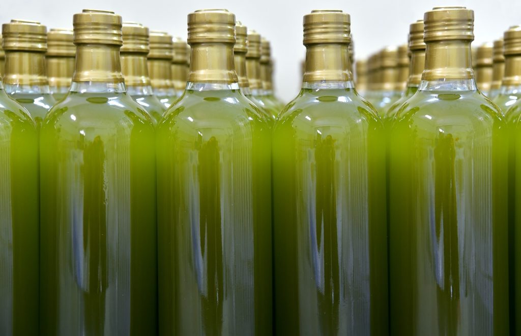 bottiglie olio evo